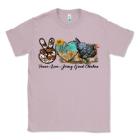 Lilac Peace Love Jersey Giant Chicken Classic Tee - LillyAllenDesigns