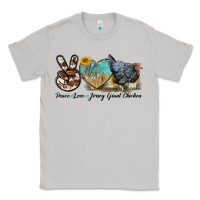 Moon Dust Peace Love Jersey Giant Chicken Classic Tee - LillyAllenDesigns