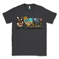 Smoke Peace Love Jersey Giant Chicken Classic Tee - LillyAllenDesigns