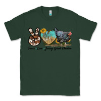 Sports Green Peace Love Jersey Giant Chicken Classic Tee - LillyAllenDesigns