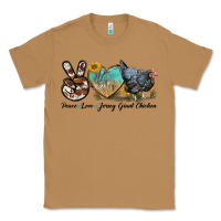 Peace Love Jersey Giant Chicken Classic Tee | Teevron