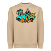 Mushroom cactus pumpkin truck fall Heavyweight Sweatshirt - JahusDesignShop