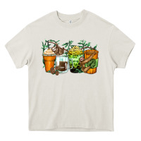 Cream sloth coffee cups Heavy Core Tee - Zillion Design Studio