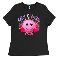 Black hey cancer Ladies Tee - JahusDesignShop