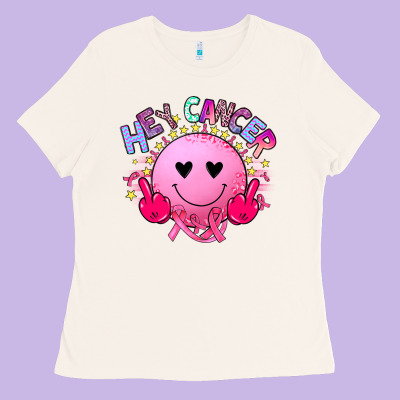 Hey Cancer Ladies Tee Designed By Jahusdesignshop