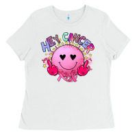 White hey cancer Ladies Tee - JahusDesignShop