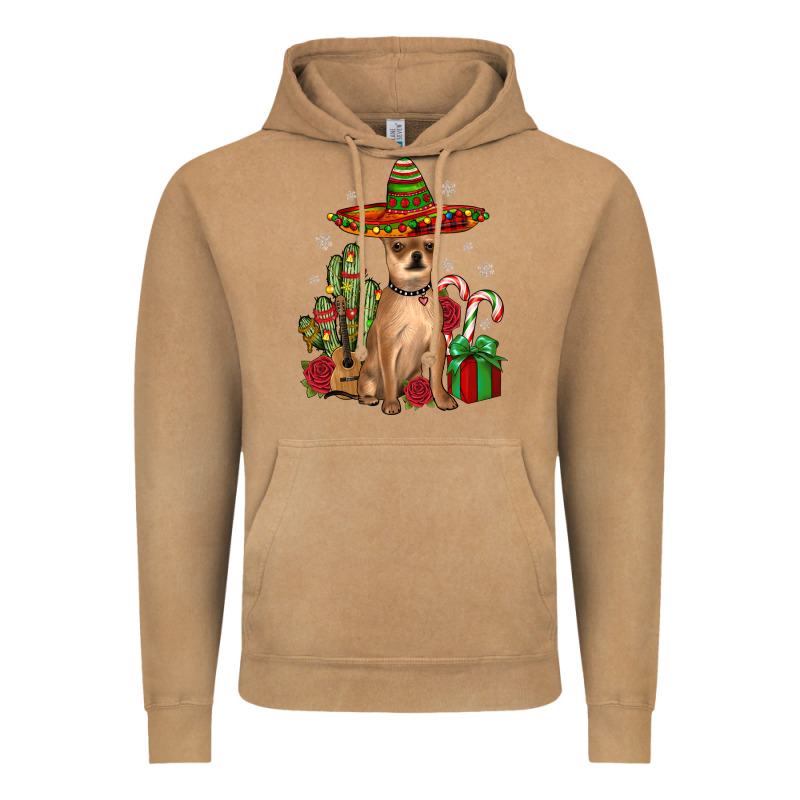 Chihuahua Christmas Vintage Hoodie by JahusDesignShop | Teevron