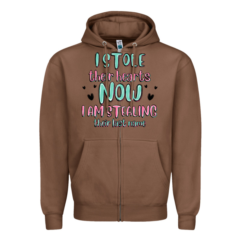 I Stole Their Hearts Now I Am Stealing Their Last Zipper Hoodie by MaliasSmallBusiness | Teevron