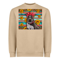 Mushroom western pitbull Heavyweight Sweatshirt - Artiststas