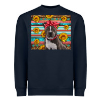 Navy western pitbull Heavyweight Sweatshirt - Artiststas