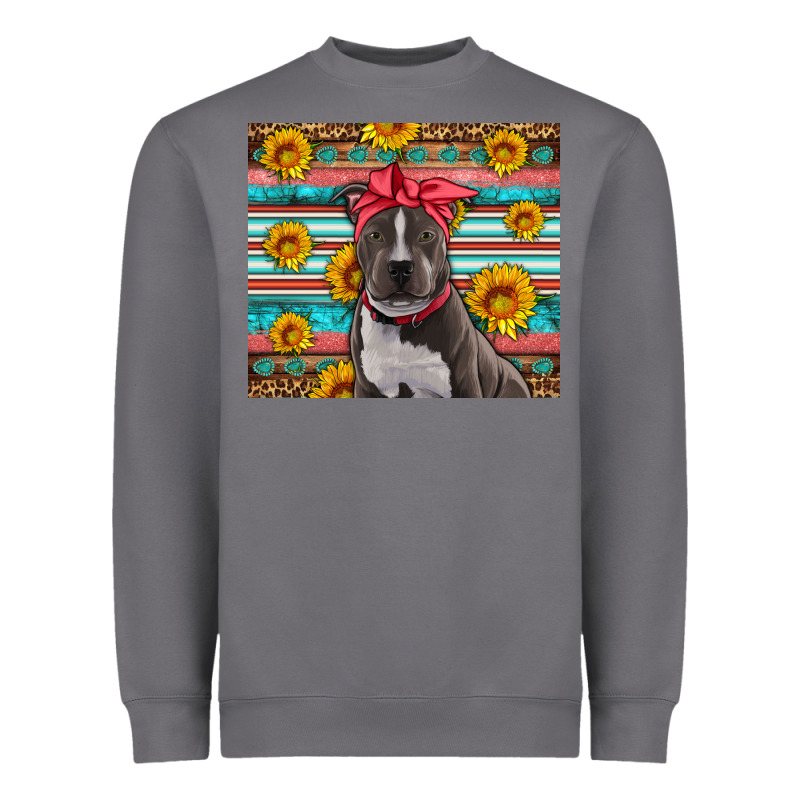 Western Pitbull Heavyweight Sweatshirt by Artiststas | Teevron