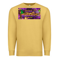 Antique Gold drink up witches Premium Sweatshirt - BarkalooDesign