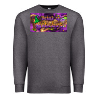 Charcoal Heather drink up witches Premium Sweatshirt - BarkalooDesign