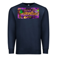 Navy drink up witches Premium Sweatshirt - BarkalooDesign