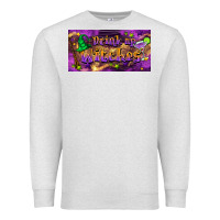 Oatmeal Heather drink up witches Premium Sweatshirt - BarkalooDesign