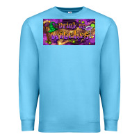 Ocean Blue drink up witches Premium Sweatshirt - BarkalooDesign