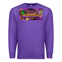 Purple drink up witches Premium Sweatshirt - BarkalooDesign