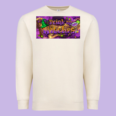 Drink Up Witches Premium Sweatshirt Designed By Barkaloodesign