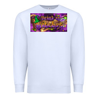 White drink up witches Premium Sweatshirt - BarkalooDesign
