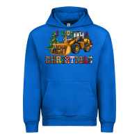 Cobalt i dig christmas bulldozer Urban Hoodie - CowGirlArtShop
