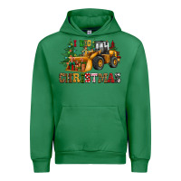 Emerald i dig christmas bulldozer Urban Hoodie - CowGirlArtShop