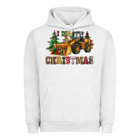 Pigment Lunar Rock i dig christmas bulldozer Urban Hoodie - CowGirlArtShop