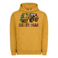 Pigment Peanut Butter i dig christmas bulldozer Urban Hoodie - CowGirlArtShop