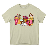 Mossy princess cartoon coffee cups Heavy Core Tee - Zillion Design Studio
