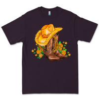 Plum yellow  cowgirl and roses Premium Tee - AdoDesignShop
