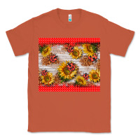 Copper ladybug sunflower Classic Tee - BarkalooDesign