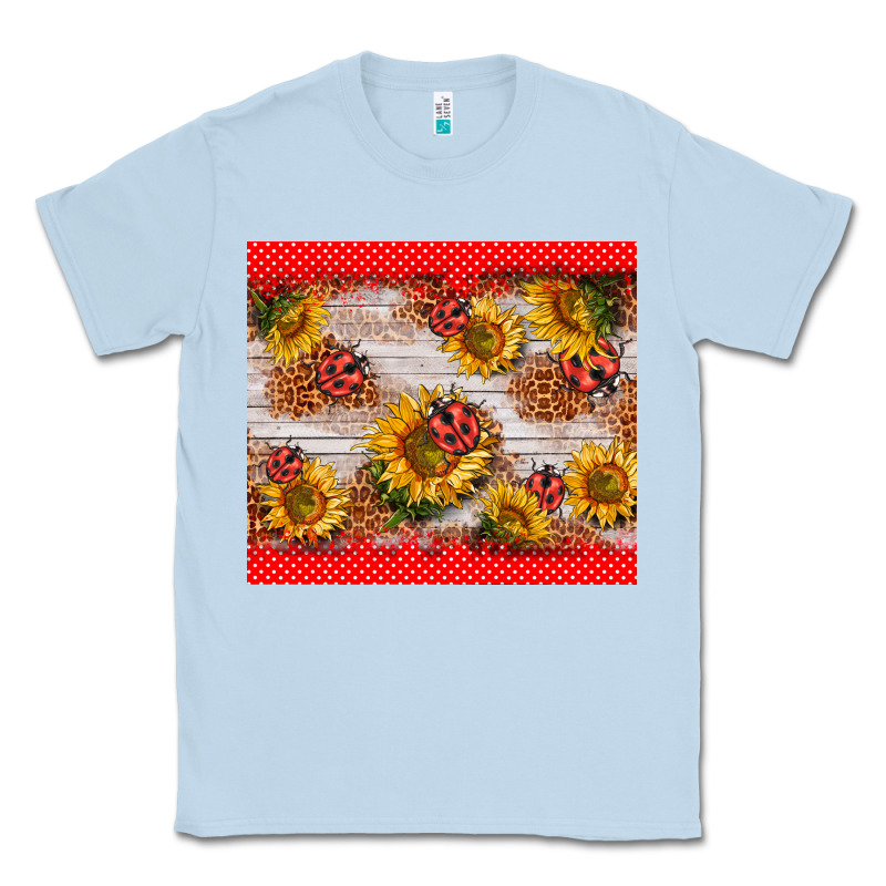 Ladybug Sunflower Classic Tee by BarkalooDesign | Teevron
