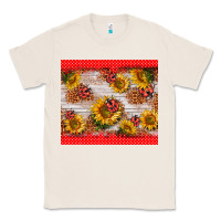 Natural ladybug sunflower Classic Tee - BarkalooDesign