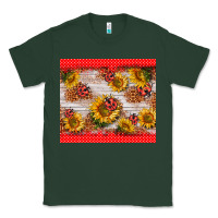 Sports Green ladybug sunflower Classic Tee - BarkalooDesign