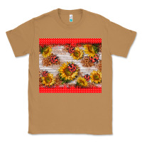 Toasted Coconut ladybug sunflower Classic Tee - BarkalooDesign