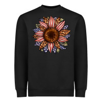 Black usa flag camouflage leopard sunflower Heavyweight Sweatshirt - Artiststas