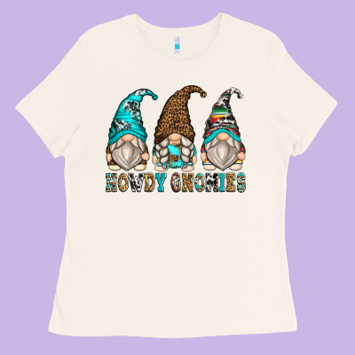 Howdy Gnomies Ladies Tee Designed By Zillion Design Studio