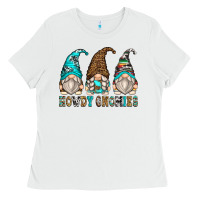 White howdy gnomies Ladies Tee - Zillion Design Studio