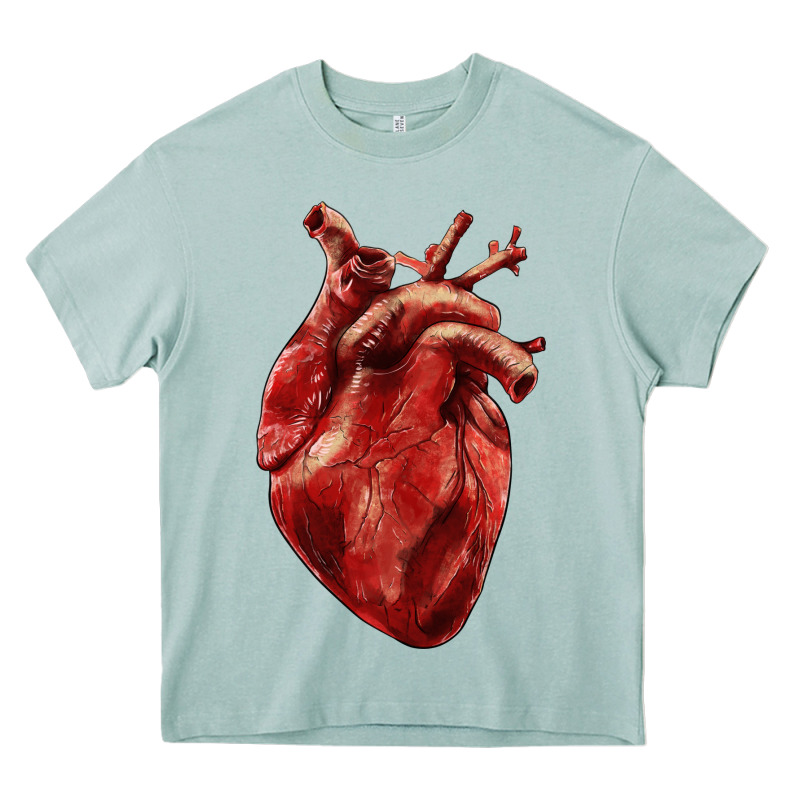 Anatomical Heart Heavy Core Tee by RanaPortraitStore | Teevron