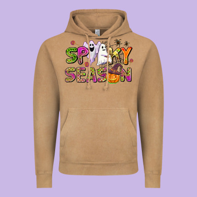 Spooky Season Vintage Hoodie Designed By Adodesignshop