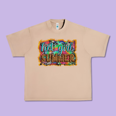 Hot Girl Summer Urban Heavy Tee Designed By Artiststas