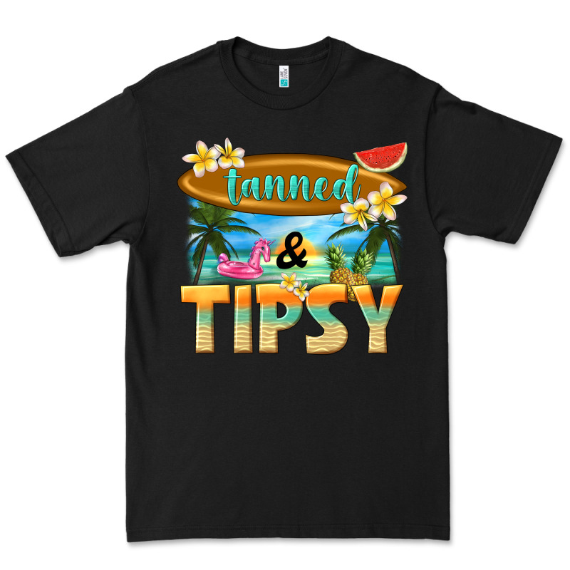 Tanned And Tipsy Premium Tee by texasbilliewilder | Teevron