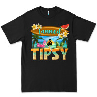 Black tanned and tipsy Premium Tee - texasbilliewilder