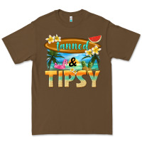 Cacao tanned and tipsy Premium Tee - texasbilliewilder
