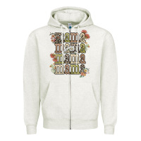 Mama Mama Mama Mama Western Flower Zipper Hoodie | Teevron