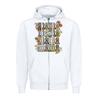 White mama mama mama mama western flower Zipper Hoodie - NancyCooperArtShop