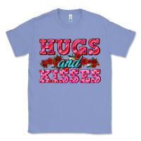 Hugs And Kisses Valentines Classic Tee | Teevron