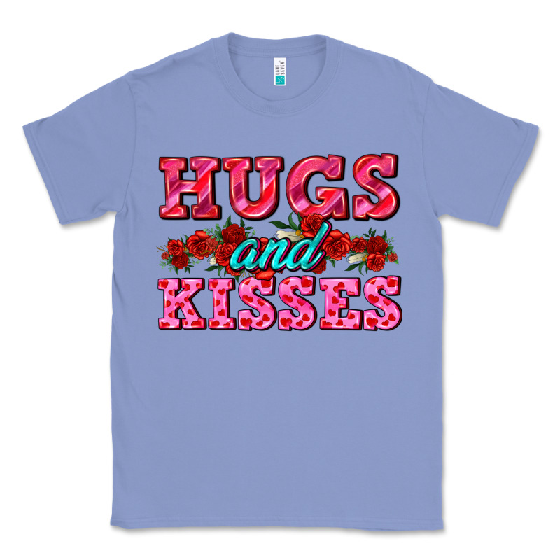Hugs And Kisses Valentines Classic Tee by AdoDesignShop | Teevron