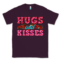 Plum hugs and kisses valentines Classic Tee - AdoDesignShop