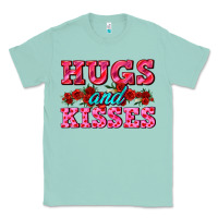 Seafoam hugs and kisses valentines Classic Tee - AdoDesignShop