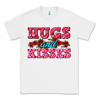 White hugs and kisses valentines Classic Tee - AdoDesignShop